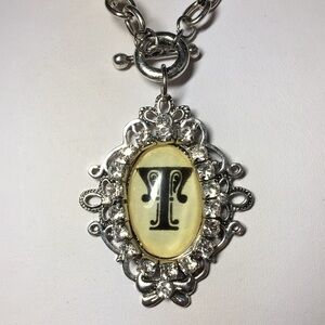 Ladies' Old English Monogram Initial T